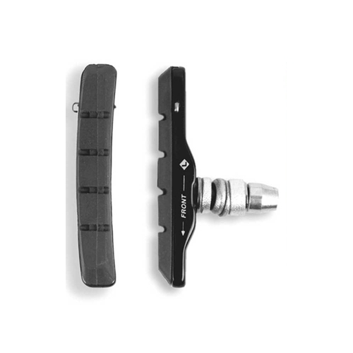 BRAKE SHOES - V Brake Shoes, Cartridge, 72mm, BLACK (Sold in Pairs)