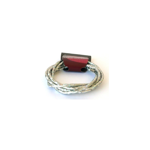 GEAR CABLE - Universal, Holographic 2 Piece OUTER, Galvanized INNER, SILVER