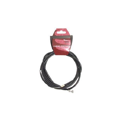 BRAKE CABLE - Universal INNER & OUTER, Galvanised with 2P Liner Low Friction Polymer, Length 70" x 75" (1900mm), BLACK (Sold Individually) or in (Box 