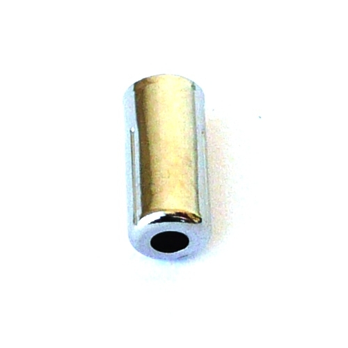 END CAP - Brass End Cap For Brake, 5mm Dia, SILVER (Bottle of 200)