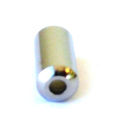 END CAP - Brass End Cap For Gear SIS-SP, 5mm Dia, SILVER (Bag of 200)