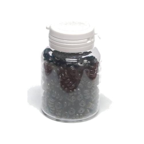 O RING - For 1.2mm Gear Cable, BLACK (Bottle of 200)