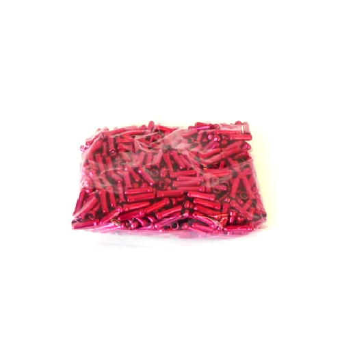 END CAP - Inner Wire End Cap, 2.3mm Inside Dia, RED (Bag of 500)