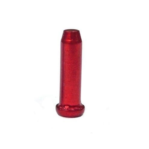 END CAP - Inner Wire End Cap, 2.3mm Inside Dia, RED (Bag of 50)