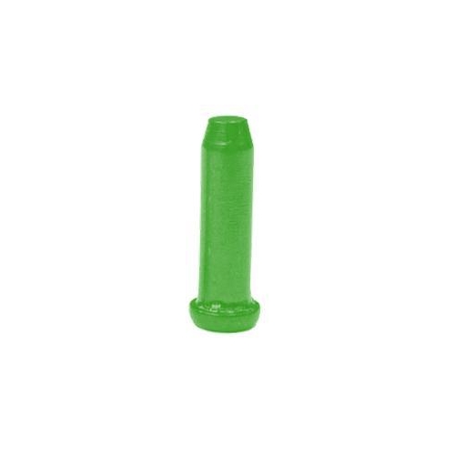 END CAP - Inner Wire End Cap, 2.3mm Inside Dia, GREEN (Bag of 50)