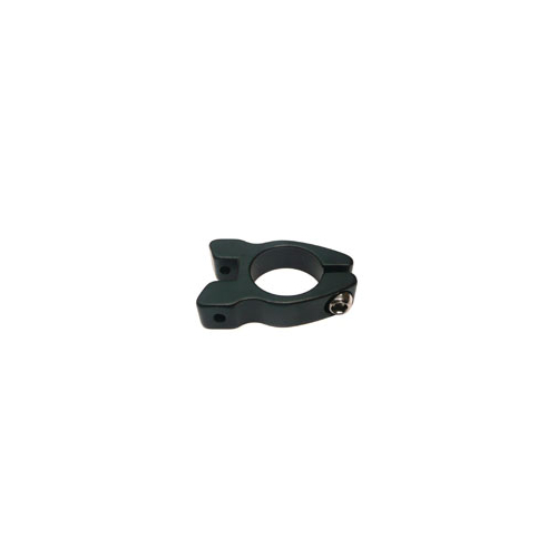 CLAMP - 28.6mm - Rear Carrier/Seatpost Clamp with lip- With Additional Nodes (5mm) To Attach Rear Carrier - BLACK