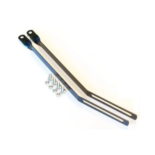 Carrier Rack Fittings - Adjustable - Extra Long - 300mm - Black