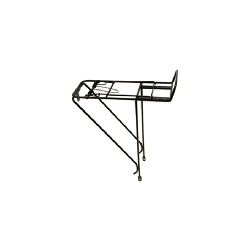 CARRIER - Rear Carrier, For 26" Bikes, With Spring Bow & Fittings, Steel, BLACK