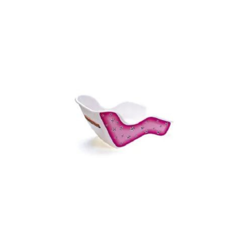 Doll Carrier - Rear Mount, Stars Design in Pink