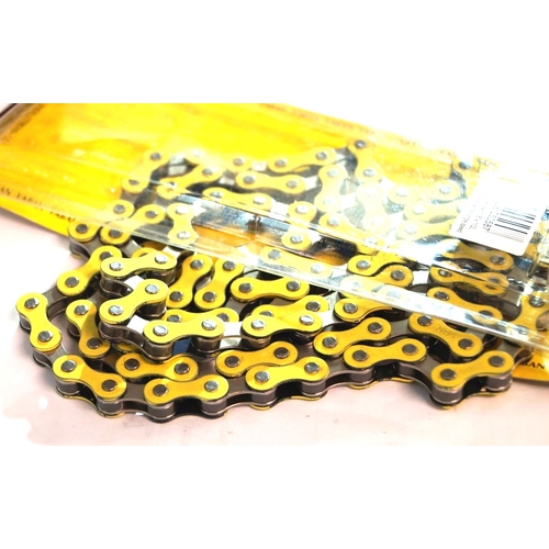 CHAIN  1/2 x 1/8 x 112L, Single Speed, Nickel, YELLOW (YBN S-410)
