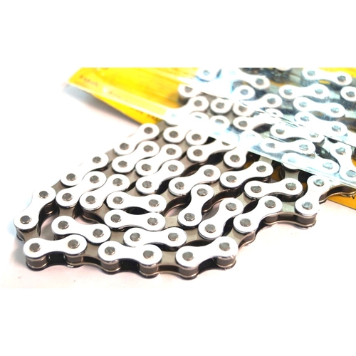 CHAIN  1/2 x 1/8 x 112L, Single Speed, Nickel, WHITE (YBN S-410)