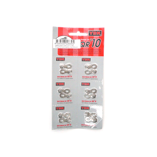 CHAIN CONNECTOR - Missing Links, 10 Speed, 5.88mm, SILVER (6 per Card)