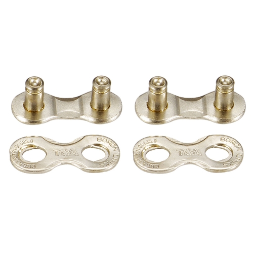 CHAIN CONNECTOR - Missing Links, 5/6 Speed, SILVER (2 per Card)