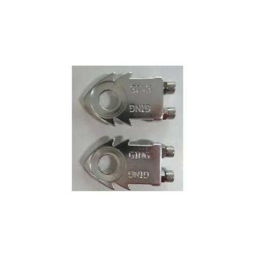 CHAIN ADJUSTER SPUR 14MM SILV RH-ARROW