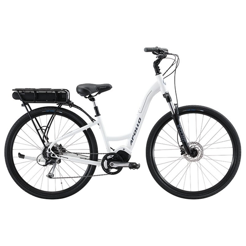 Apollo Eon Comfort 20 E-Bike - Gloss White/Slate