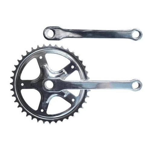 Single Chainwheel Set 40T x 165mm L&R COTTERED 3/32 (requires cotter pins)