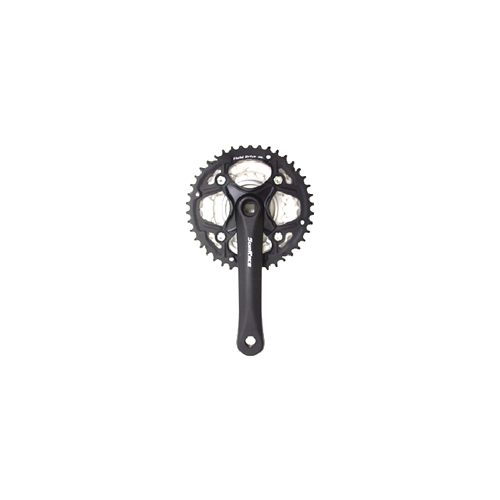 CHAINWHEEL SET  170mm x 24/34/42T, 90 deg Crank Hole. 7/8 Speed, Alloy  BLACK