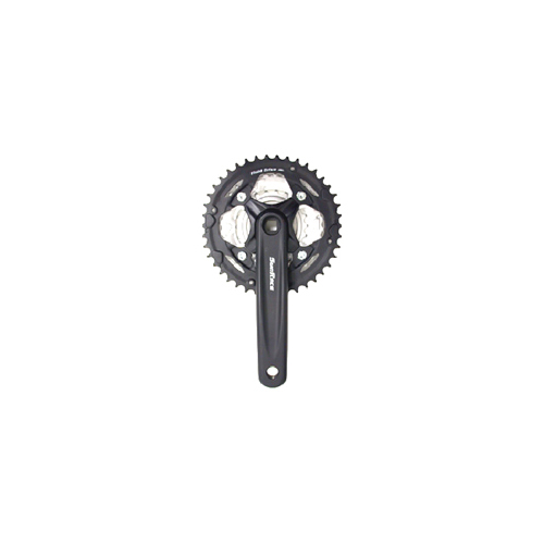 CHAINWHEEL SET  170mm x 22/32/42T, 90 deg Crank Hole. 7/8 SPEED, Alloy  BLACK