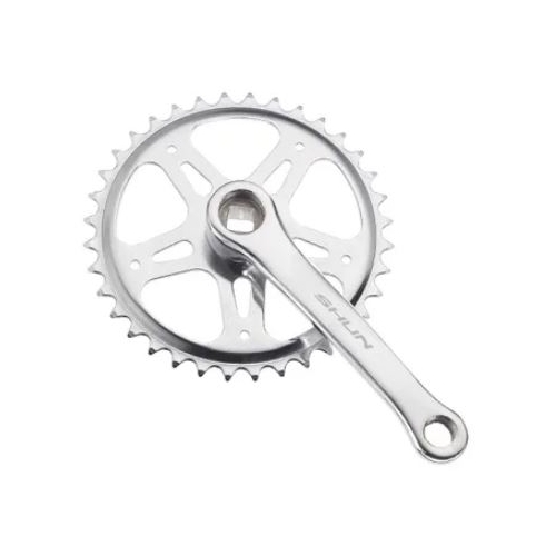 Chainwheel set, Steel 1/8 x 44T x 170mm, CP. Diamond Taper