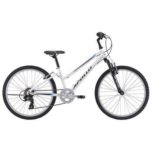 Apollo Paris 24" MTB - White/Charcoal/Turquoise