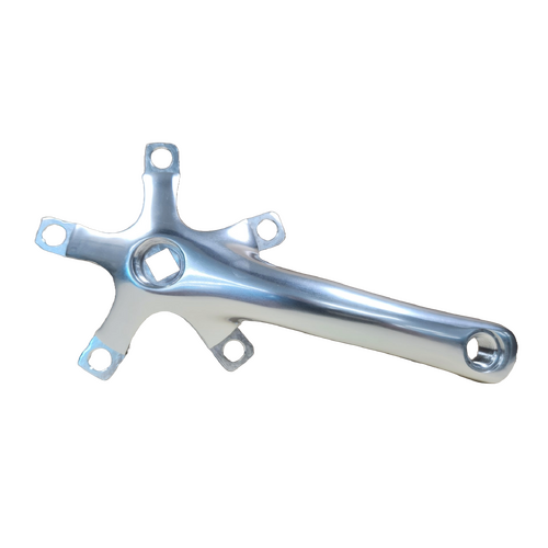 CRANK ARM RH 155mm, BCD 110mm, Alloy - HIGH POLISHED SILVER (Matching LH 2218)