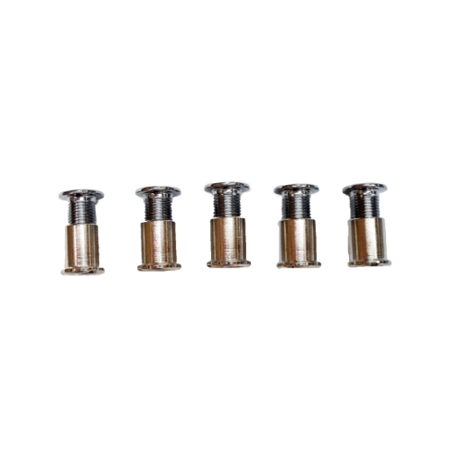 CHAIN RING BOLT  Triple, Steel, SILVER C.P. (Set 5)