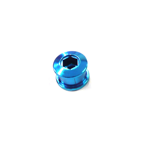 Single Speed Chainring Bolts STEEL Blue  qty5 per bag