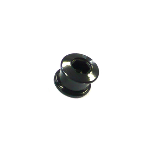 Single Speed Chainring Bolts STEEL Black  qty5 per bag