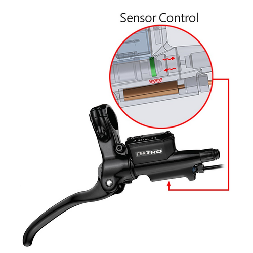TEKTRO Ebike lever  Auriga E comp HDE500 with cable - LH & RH Compatible (No connector - Two wires)