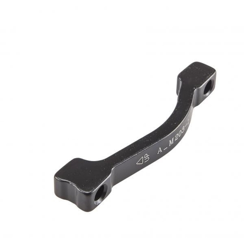 Adaptor post mount, Front Mod.A-12 compatible from Post Mount fork 180mm to 203mm rotor, with mount bolts, Quality Tektro part