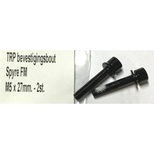 Mounting Bolt   TRP Spyre / HYRD Flat Mount 27mm Mounting Bolt, ( Bag of 2 )