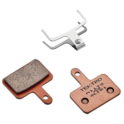 TEKTRO DISC BRAKE PADS - For 2 Piston Caliper with spring return, sintered type, Ti Colour.A11TS,
