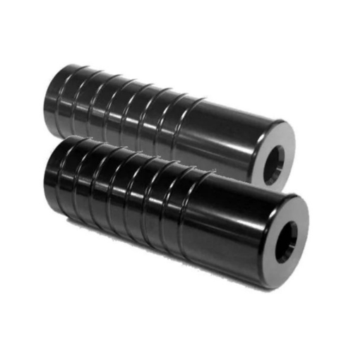 Foot Peg 14mm Axle 38 x 110mm Threaded Steel Black