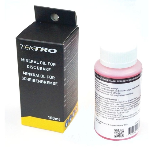 Fluid Mineral Oil 100cc - Tektro - Hydraulic disc brake oil