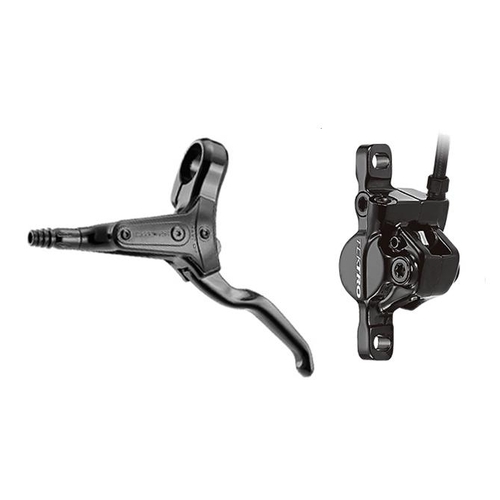 Hydraulic disc brake kit, TEKTRO, HD-M285R rear Lefthand, alloy caliper & lever,PRE BLED 1900mm hose ; black, w/o rotor, Post Mount