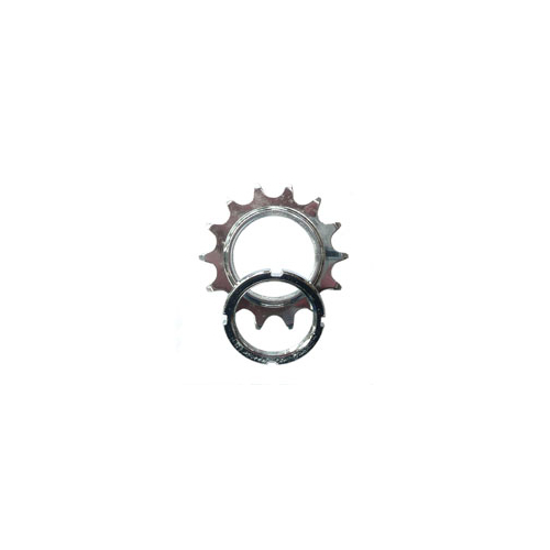 FIXED COG - Screw On, Cro-Mo, 1/8 x 14T, SILVER
