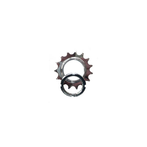 FIXED COG - Screw On, Cro-Mo, 1/8 x 15T, SILVER