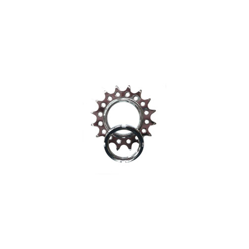 FIXED COG - Screw On, Cro-Mo, 1/8 x 16T, SILVER