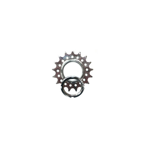 FIXED COG - Screw On, Cro-Mo, 1/8 x 17T, SILVER