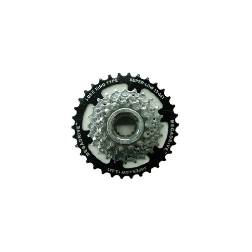 SCREW ON CLUSTER - 7 Speed, 13-34T, Mega Range (Sunrace)