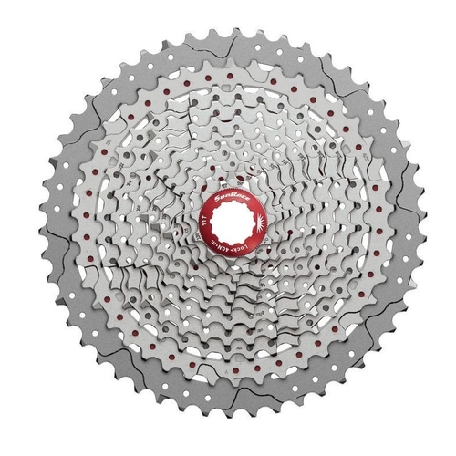 CASSETTE - 11 Speed, 11-51T, Silver chrome, Quality Sunrace cassette