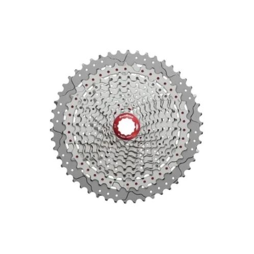 CASSETTE - 11 Speed, 11-51T, Silver chrome, Quality Sunrace cassette
