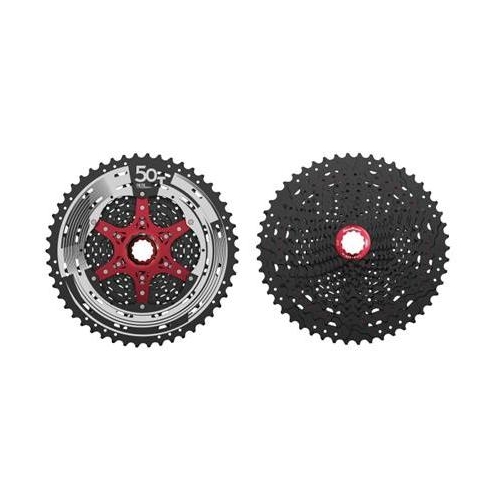CASSETTE - 12 Speed, 11-50T, HG Driver Compatible, Black chrome, Quality Sunrace cassette