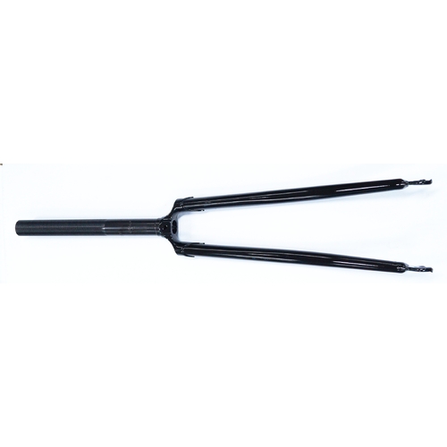 FORK  700, Threaded, 1" CroMo 240mm Steerer Black "High Quality Fork" (150mm Of Thread) & Brake Hole.