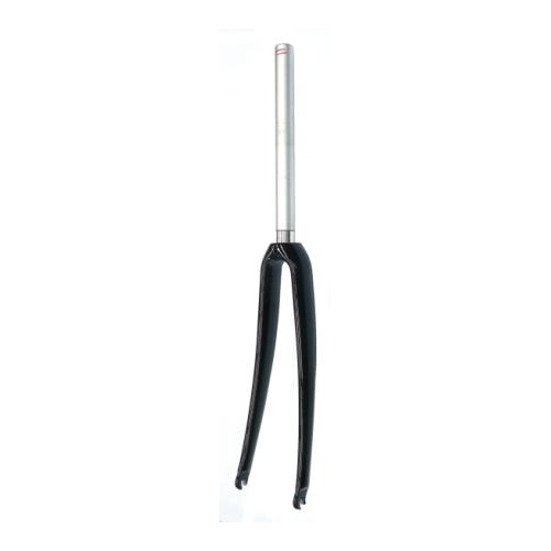 FORK  700, Threadless, OD 1.1/8 / 28.6mm, ID 24.8mm, CARBON Fork Blades, ALLOY Steerer, Stem 300mm, offset 45mm, tyre clearance 35mm