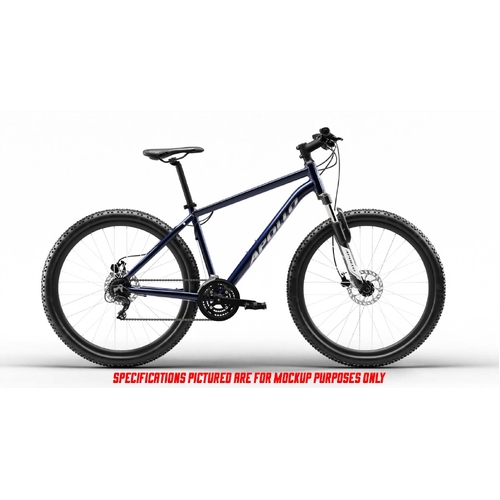 Apollo Aspire 20 (Gloss Navy Blue/Silver) - Medium