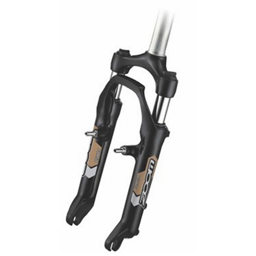 SUSPENSION FORK  700c, Threaded 100mm, black, 1 1/8" stem 230mm,  for V-brake