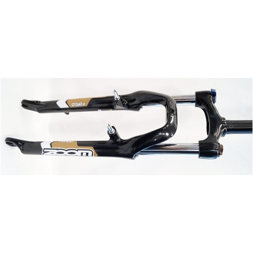 Suspension Fork, ZOOM, 29ER, mechanical lock-out, black, 1 1/8",  travel  100mm, stem: 280mm Disc & V-brake