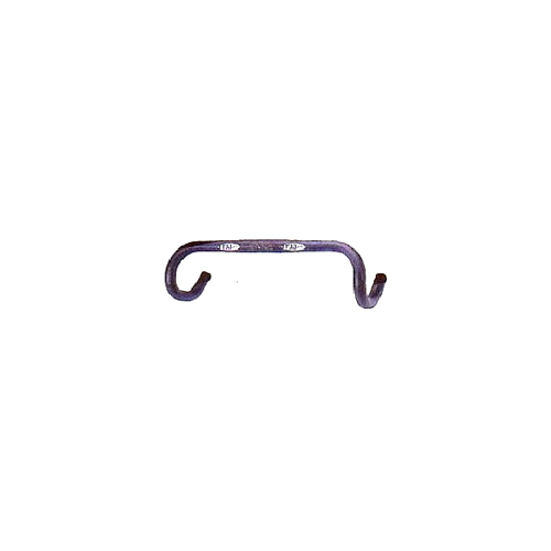 HANDLEBAR  26mm, 44cm Wide, 120mm Drop, Alloy, BLACK