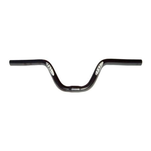 HANDLEBAR  25.4mm, 63cm Wide, 150mm Rise, Steel  BLACK